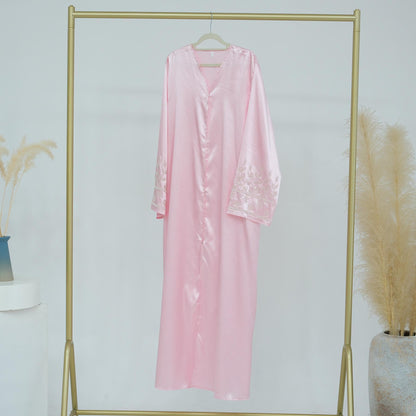 TY-616 Party & Daily Solid Color Handcrafted Beaded Long Dress