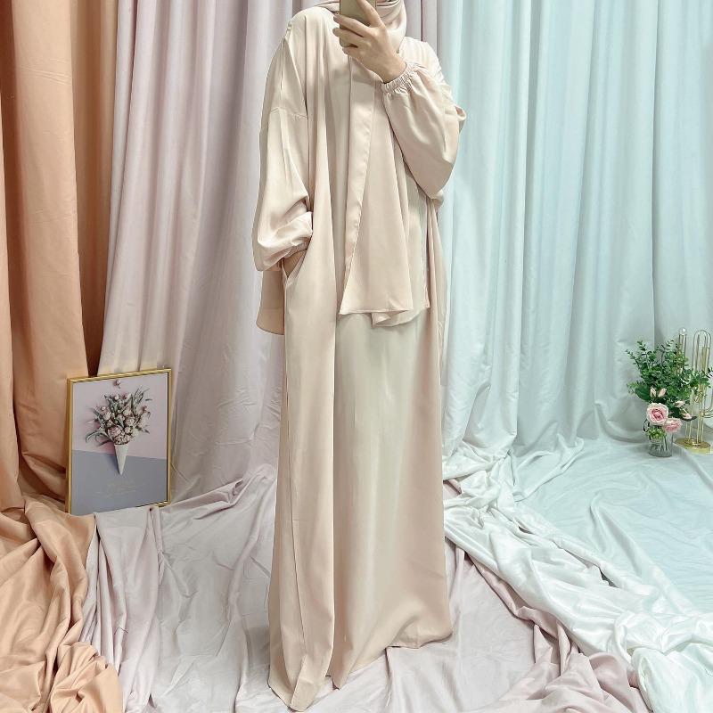 TY-599 Premium Abaya Dress With Attached Hijab