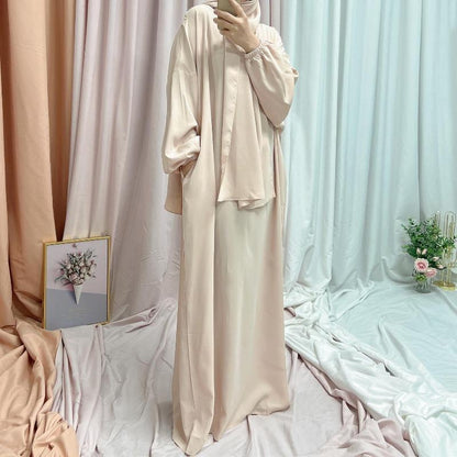 TY-599 Premium Abaya Dress With Attached Hijab