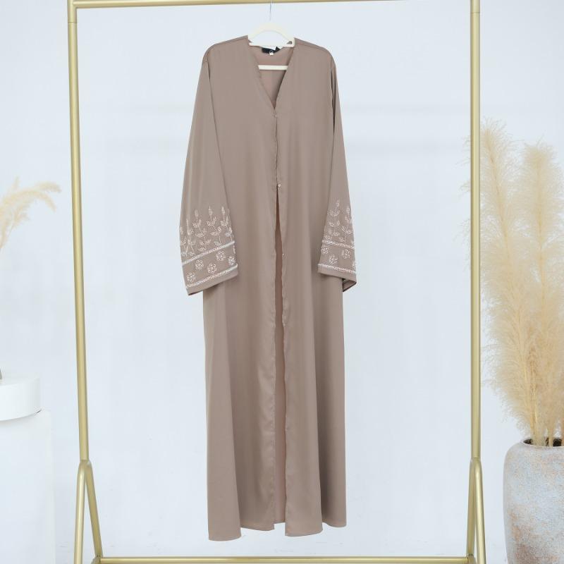 TY-616 Party & Daily Solid Color Handcrafted Beaded Long Dress