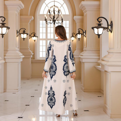 GUJI—34 Elegant Heritage Long Loose Dres Fashion