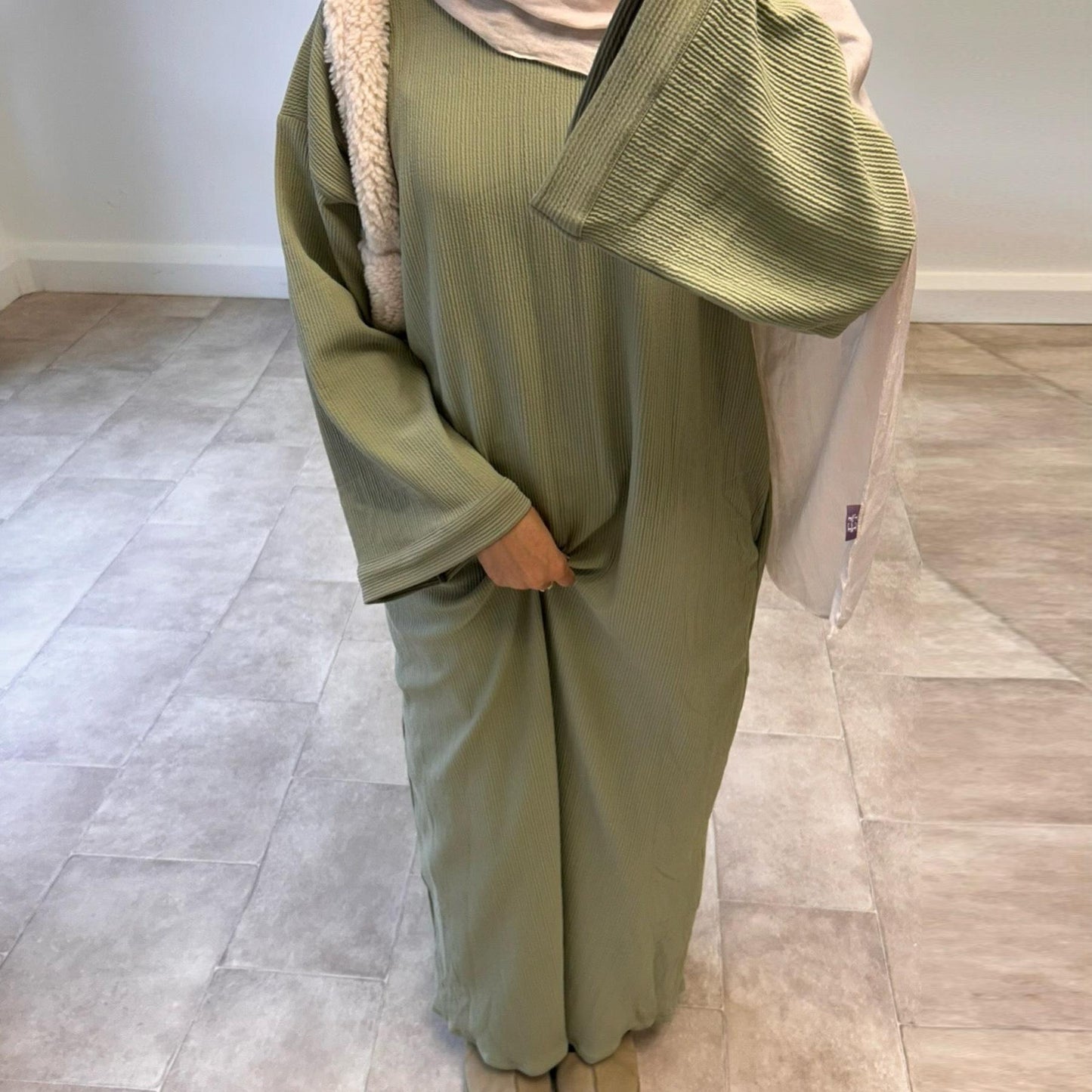 TY-610 Abaya Loose Casual Dress