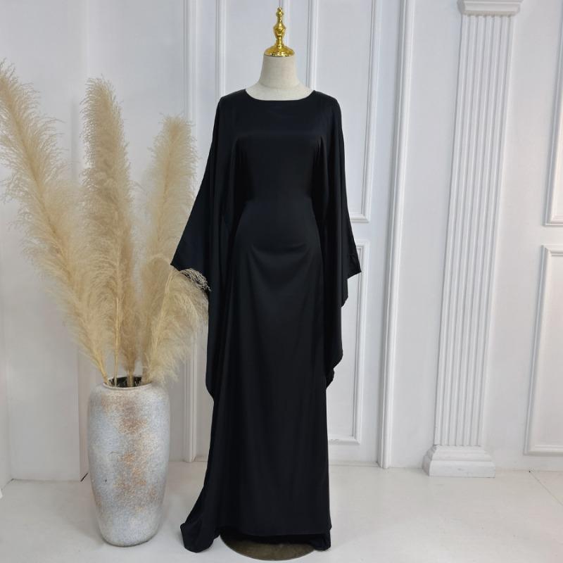 TY-600 Abaya Party Dress With Shimmering Fabric Long Robe