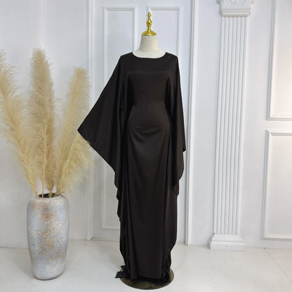 TY-600 Abaya Party Dress With Shimmering Fabric Long Robe