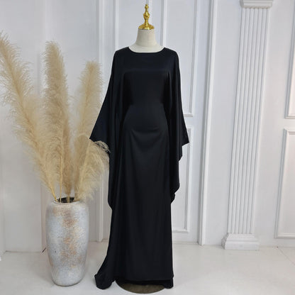 TY-600 Abaya Party Dress With Shimmering Fabric Long Robe