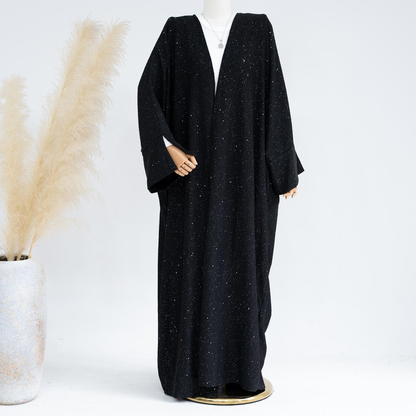 GJ-618 Premium Elegant Thickened Abaya Cardigan