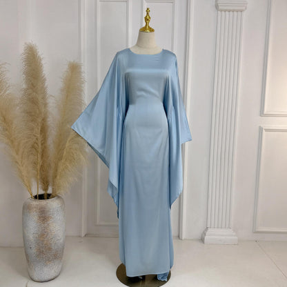 TY-600 Abaya Party Dress With Shimmering Fabric Long Robe