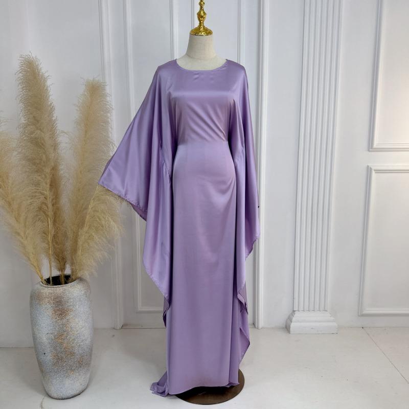 GJ-600 Abaya Party Dress With Shimmering Fabric Long Robe