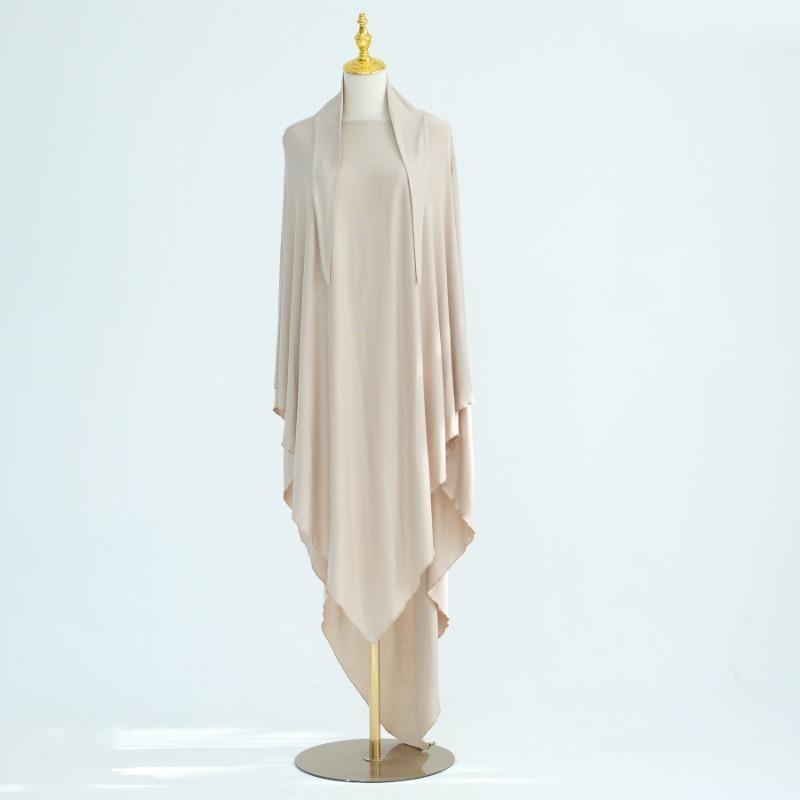 TY-607 Abaya High-Quality Solid Color Headscarf