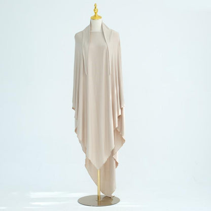 TY-607 Abaya High-Quality Solid Color Headscarf