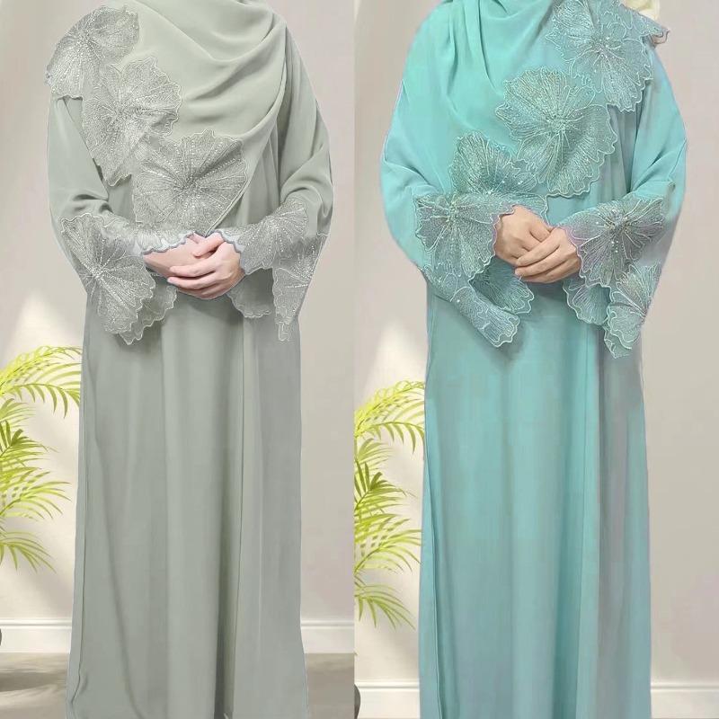 ZM-35 Dignified Floral Flowing Long Skirt Fashion Fashion Casual