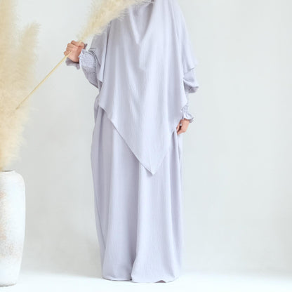 TY-612 Solid Color Batwing Dress