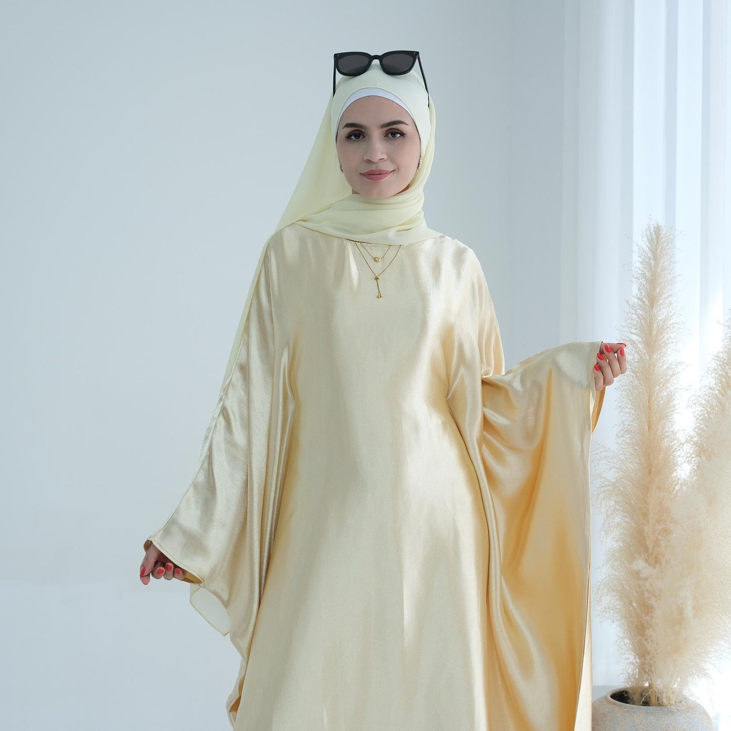 ZM-6 Fashionable Long Dress With Smooth Finish Pretty Dress Fashion