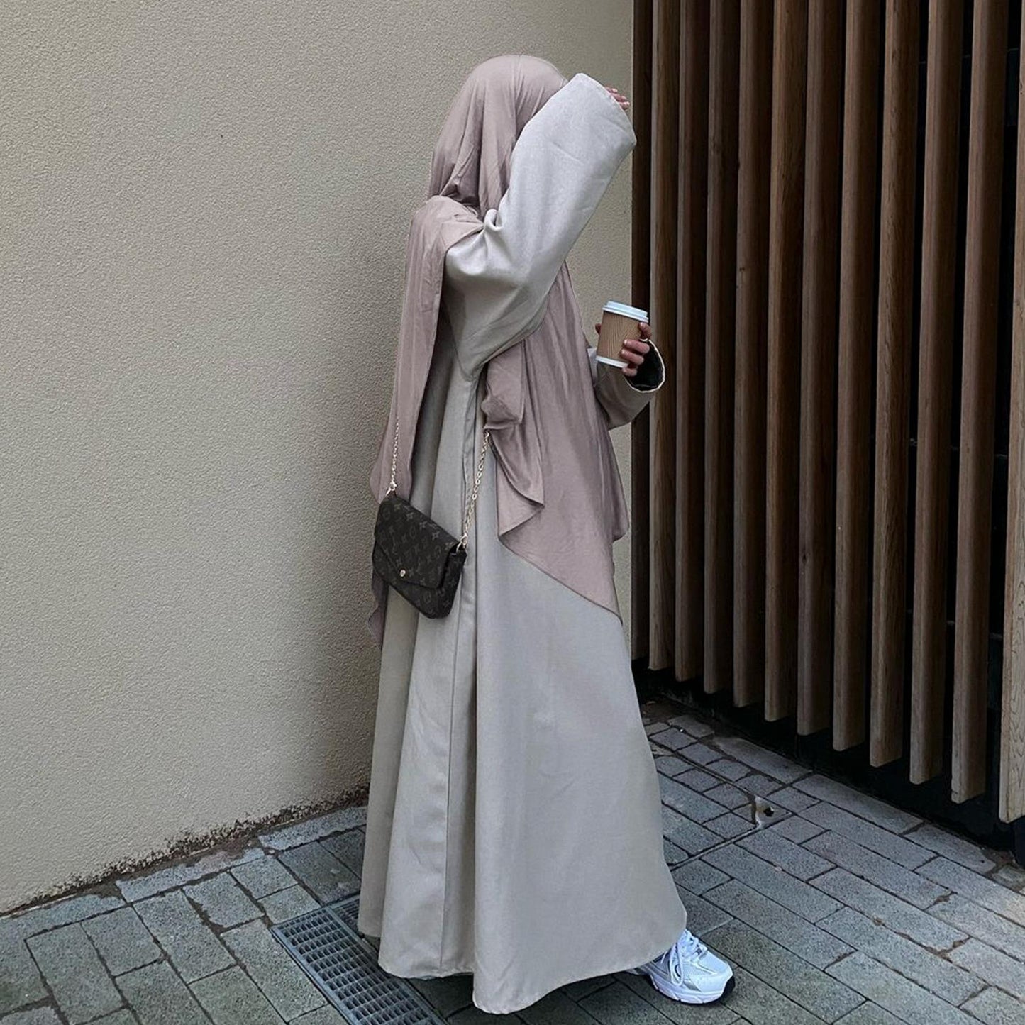 TY-607 Abaya High-Quality Solid Color Headscarf