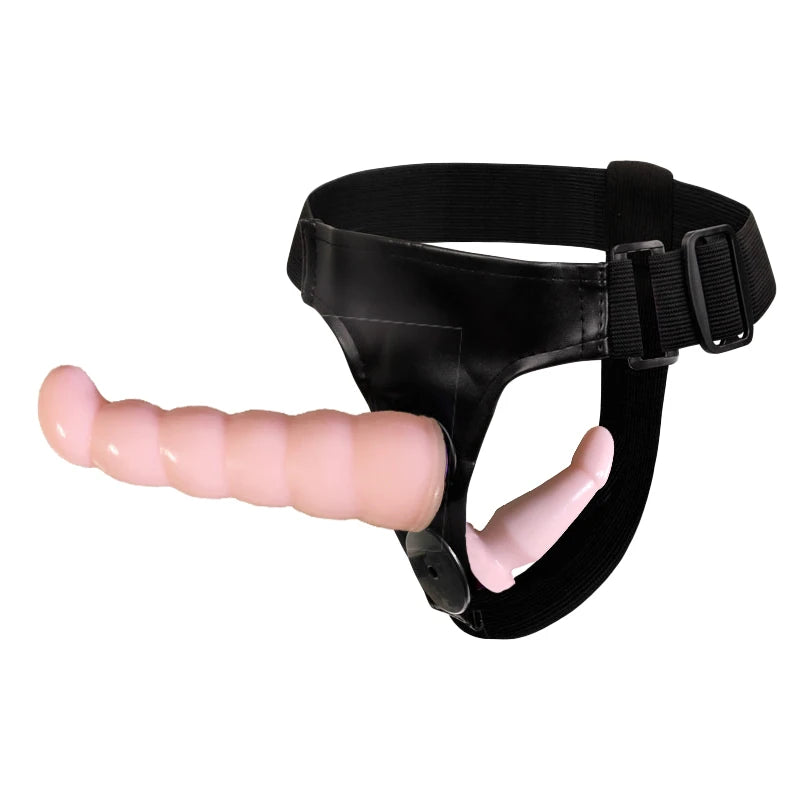 Multi-speed Vibrating Strapon Dildo Double Strap ons Dildo Vibrator with Anal Dildo Strap-ons Penis Lesbian Couples Sex Products