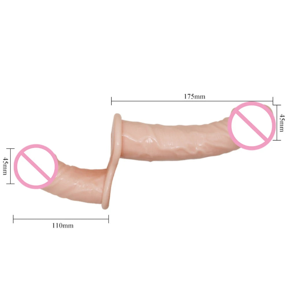 Strapon Panties Double Realistic Dildo Vibrators Strap on Penis Sexy Goods Sex Toys for Women Adults 18 XXX Lesbian Couples Shop