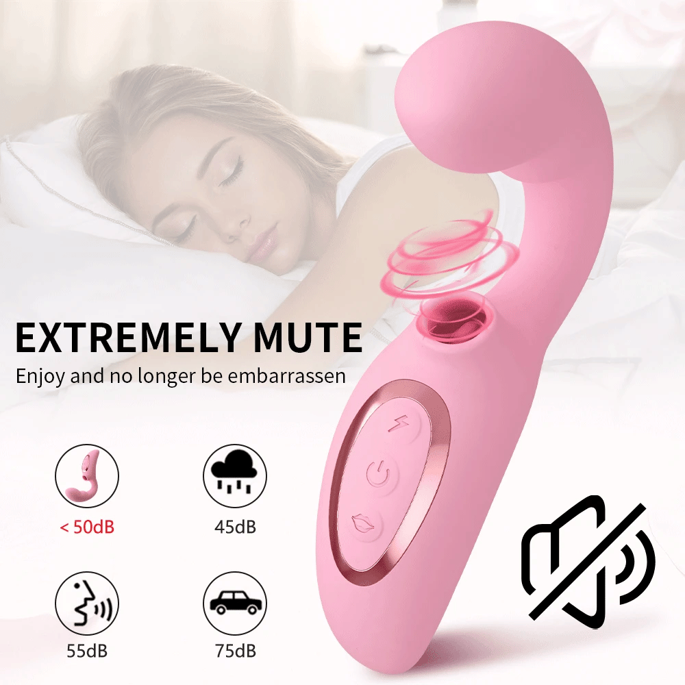 Clit Sucker Dildo Vibrator with Women's Stimulator Licking Nipple Suction Massager Heatable Vagina Masturbator Sex Toy for Woman