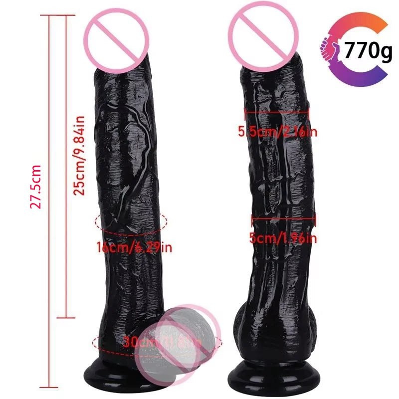 Realistic G-Spot Dildo with Suction Cup Long Penis Anal Dildos Adults Sex Toys for Women Man Gay Strapon Dick Vagina Stimulator