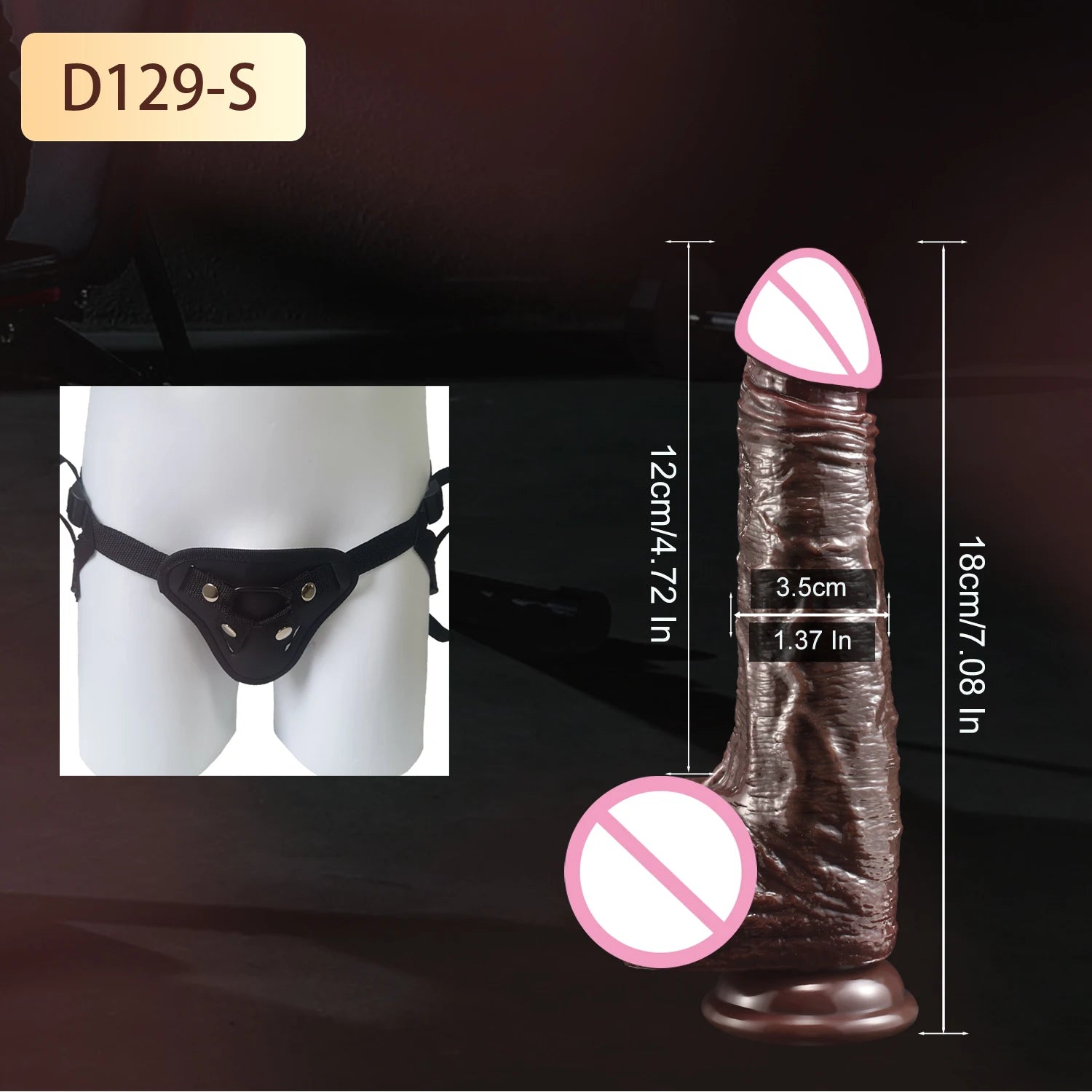Wearable Realistic Dildo Sliding Skin Testicles Anal Vagina Sexy sex toys Adult Masturbation Big Penis For Women Sex Toys Dildos
