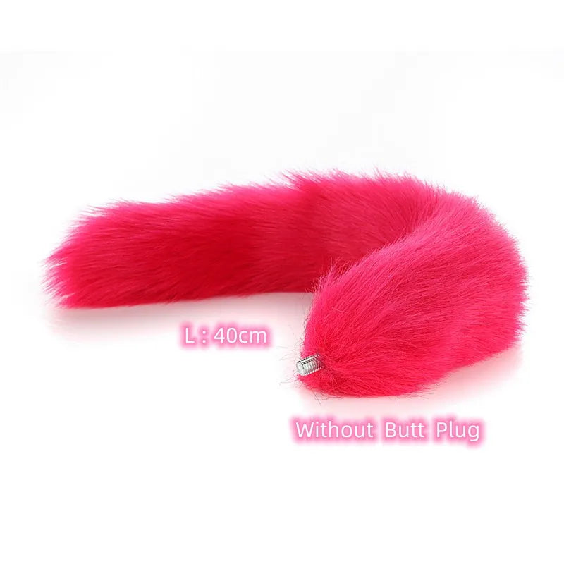 Exotic Anue Plug Toys with Separable Fox Tail Metal Butt Plug for Couple Women Anal Games Rabbit Cosplay Special Accessories