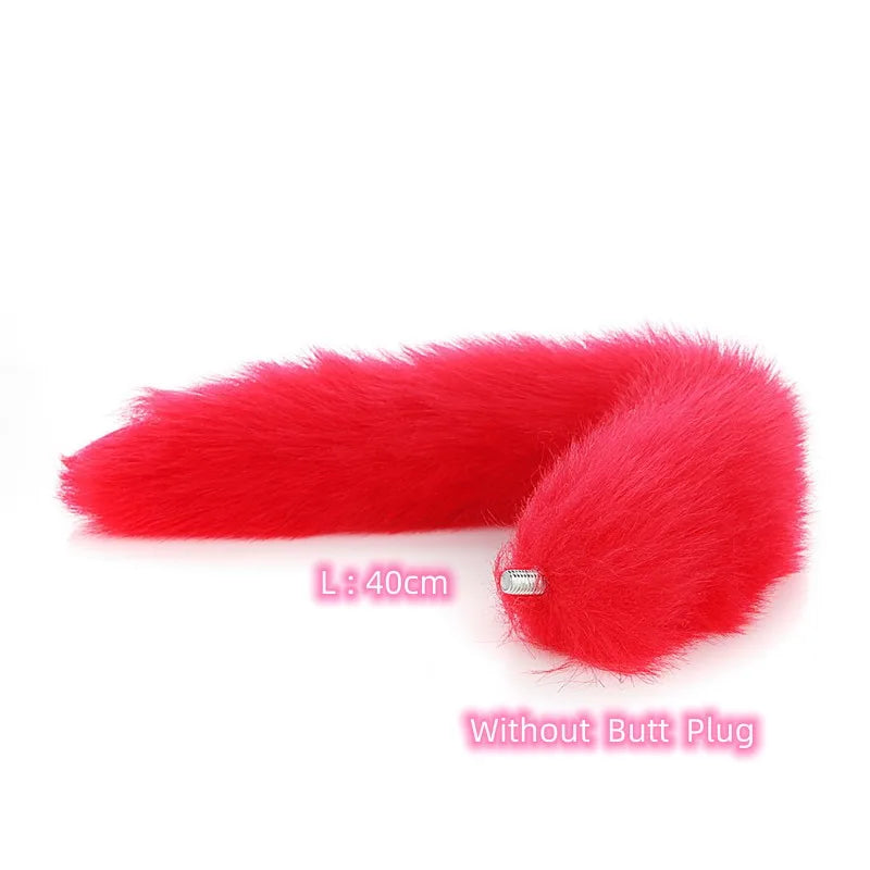 Exotic Anue Plug Toys with Separable Fox Tail Metal Butt Plug for Couple Women Anal Games Rabbit Cosplay Special Accessories