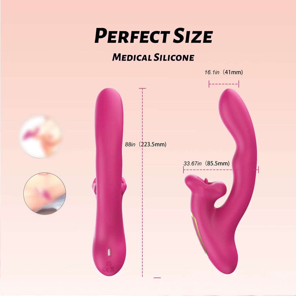 BIUBIU Powerful Vibrator 10 Vibration Modes with Super Suction Lick the Clitoral G Spot Anal Stimulator Wand Sex Toys for Women