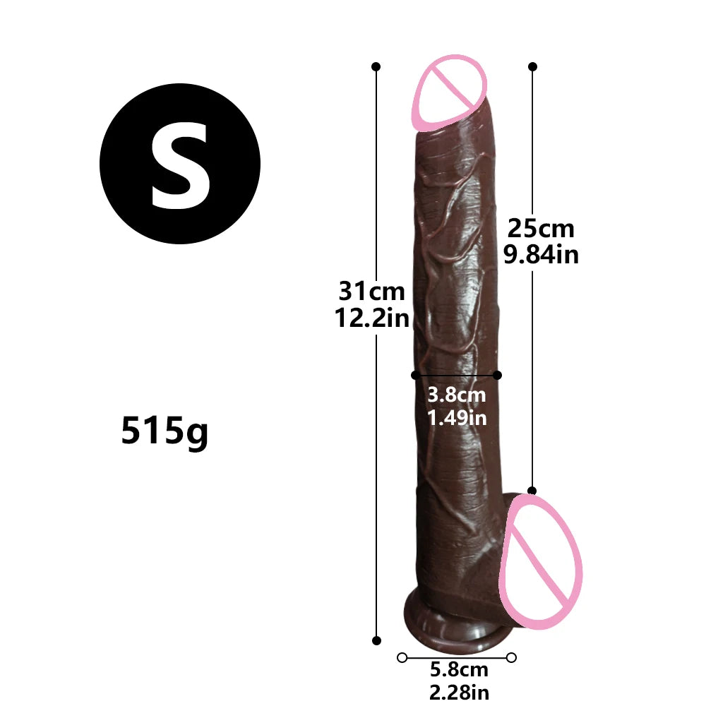 Super Long Penis Soft Silicone Dildo Butt Plug Prostate Massager Huge Vagina Anal Dildo Suction Cup Adult Sex Toys For Women men
