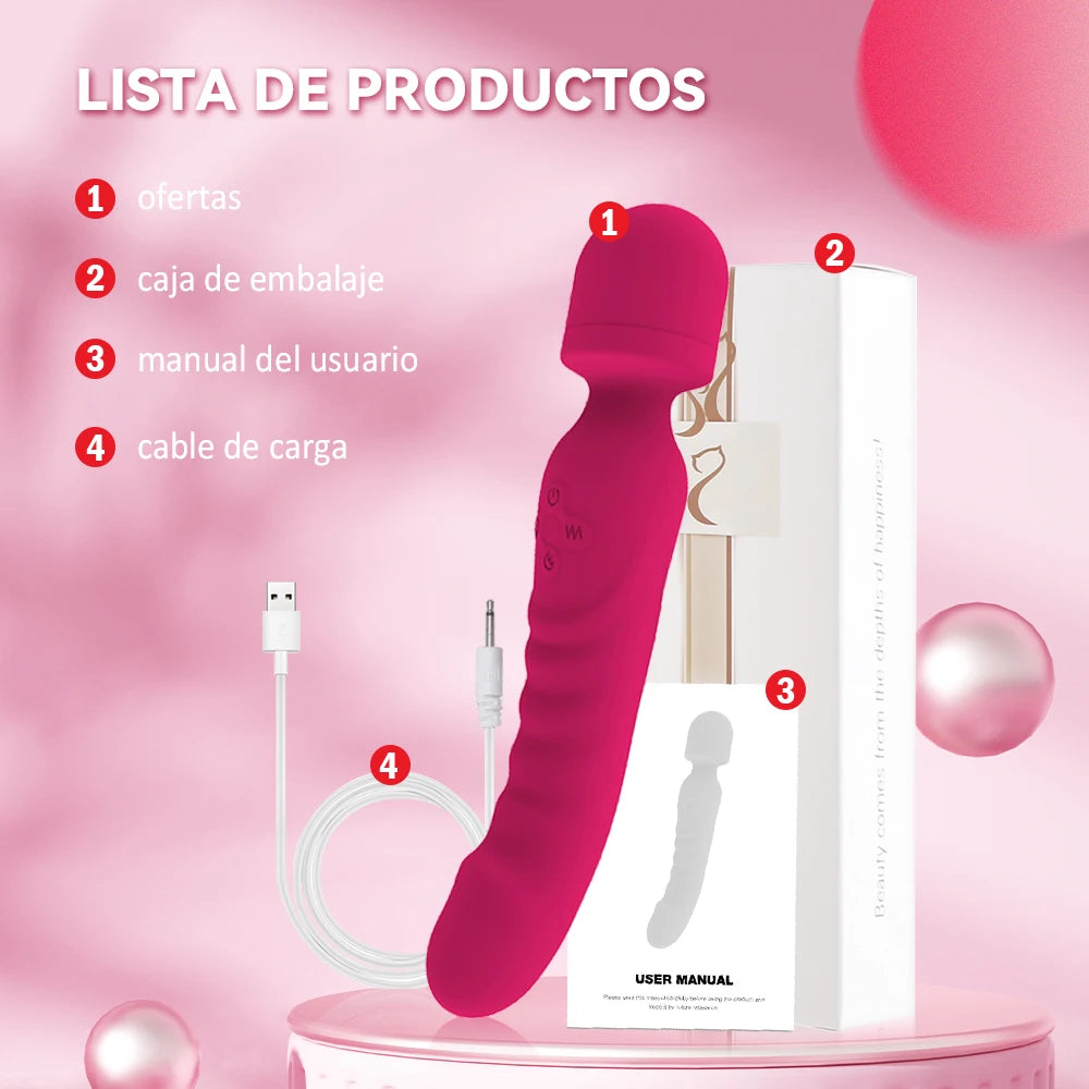 AV Magic Wand Vibrators Sex Toys for Women Clit Stimulator G Spot Massager Female Vagina Masturbator Erotic Adults Dildo Stick