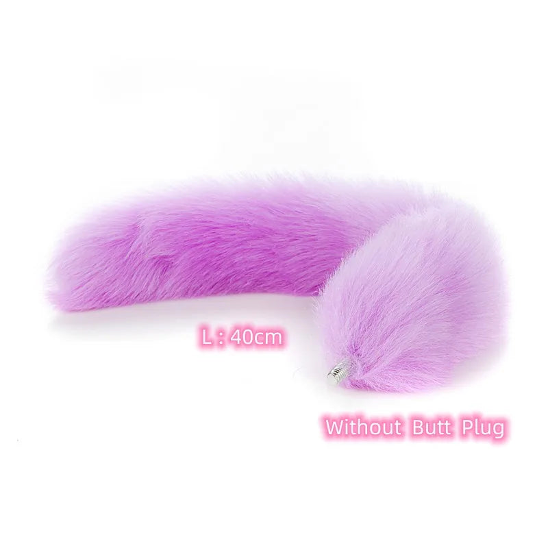 Exotic Anue Plug Toys with Separable Fox Tail Metal Butt Plug for Couple Women Anal Games Rabbit Cosplay Special Accessories