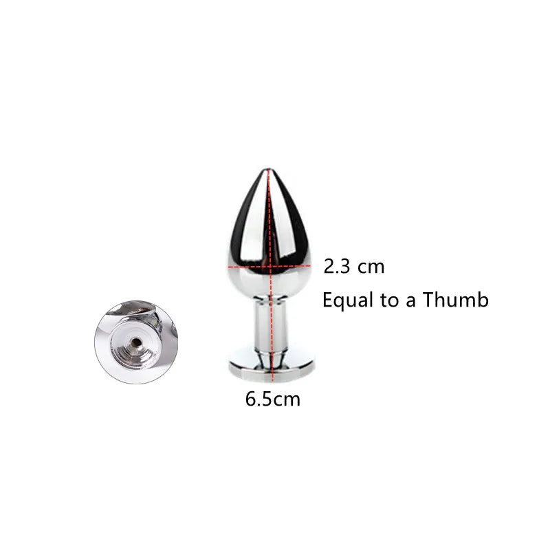 Exotic Anue Plug Toys with Separable Fox Tail Metal Butt Plug for Couple Women Anal Games Rabbit Cosplay Special Accessories