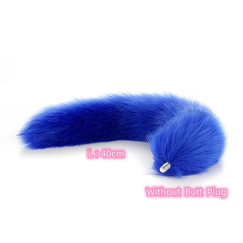 Exotic Anue Plug Toys with Separable Fox Tail Metal Butt Plug for Couple Women Anal Games Rabbit Cosplay Special Accessories