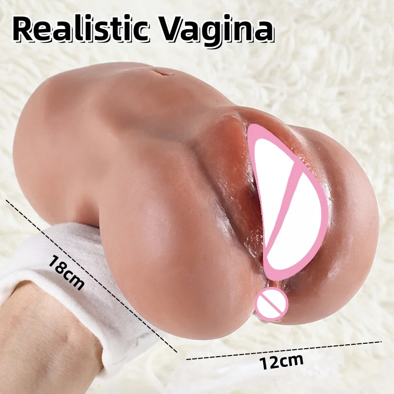 Sex Tooys For Men Realistic Vagina Sexual Doll For Real Men Artificial Silicone Pocket Pussy Sucking Masturbator Erotic Toys