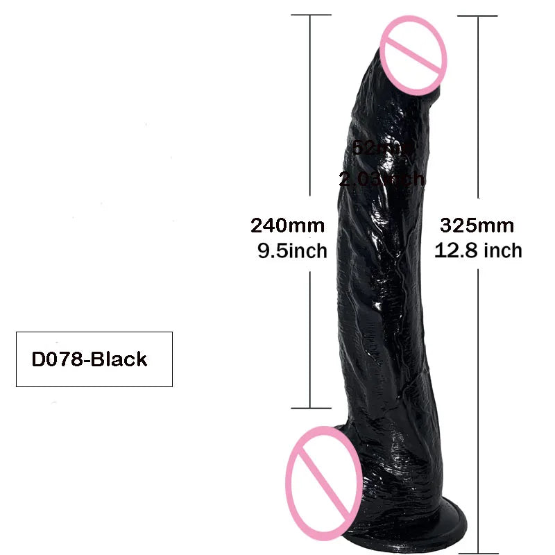 Realistic G-Spot Dildo with Suction Cup Long Penis Anal Dildos Adults Sex Toys for Women Man Gay Strapon Dick Vagina Stimulator