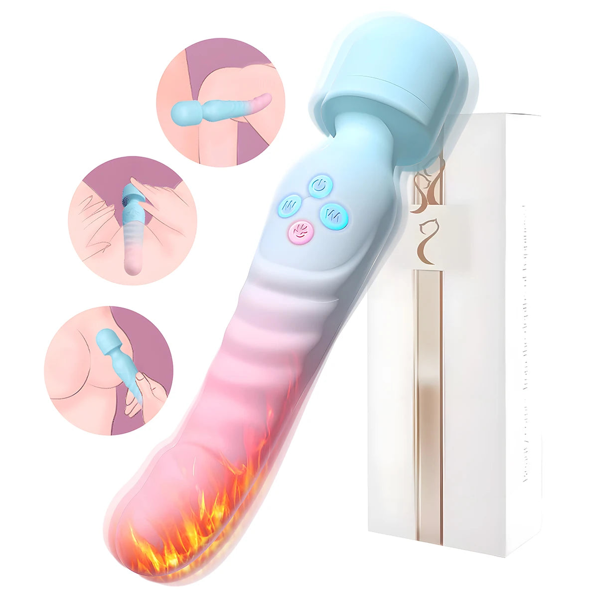 AV Magic Wand Vibrators Sex Toys for Women Clit Stimulator G Spot Massager Female Vagina Masturbator Erotic Adults Dildo Stick