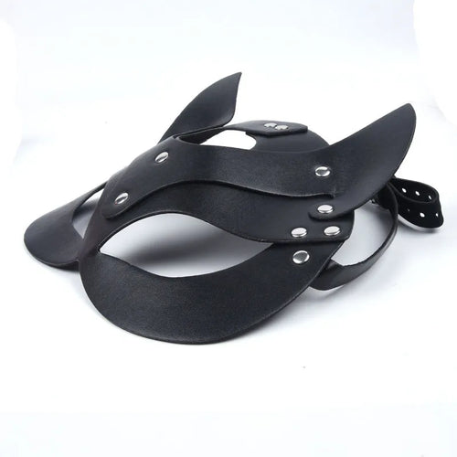 4Pcs Bondage Set Black Leather Sponge Handcuffs For Sex Anklecuffs +Handcuffs+Collar+ mask+5 Lock Sex Toys for Adult Games