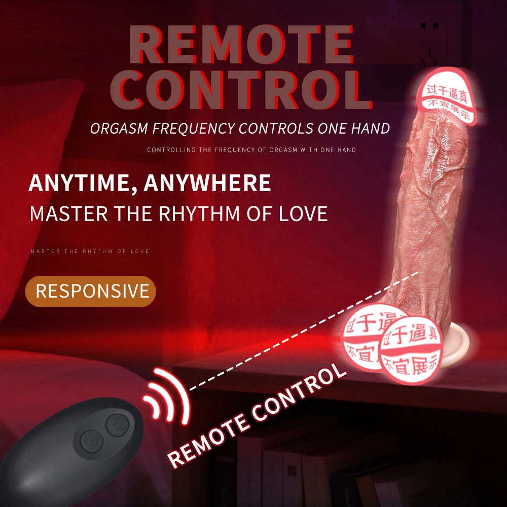 Realistic Silicone Dildo Vibrate with Suction Cup Anal Plug Penis Adult Sex Toys Huge Dildos for Women Rubber Cock Dick Gode 18+