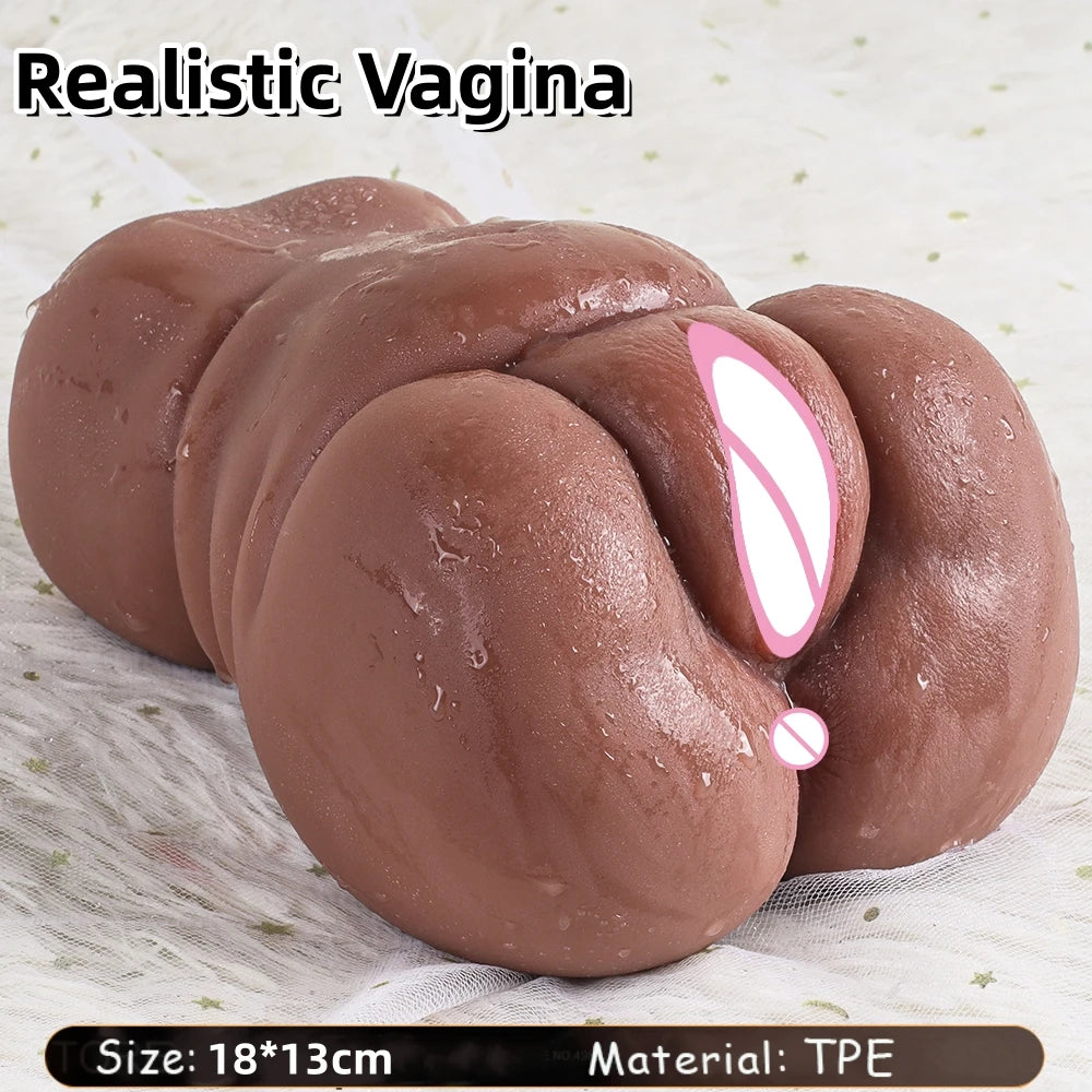 Sex Tooys For Men Realistic Vagina Sexual Doll For Real Men Artificial Silicone Pocket Pussy Sucking Masturbator Erotic Toys