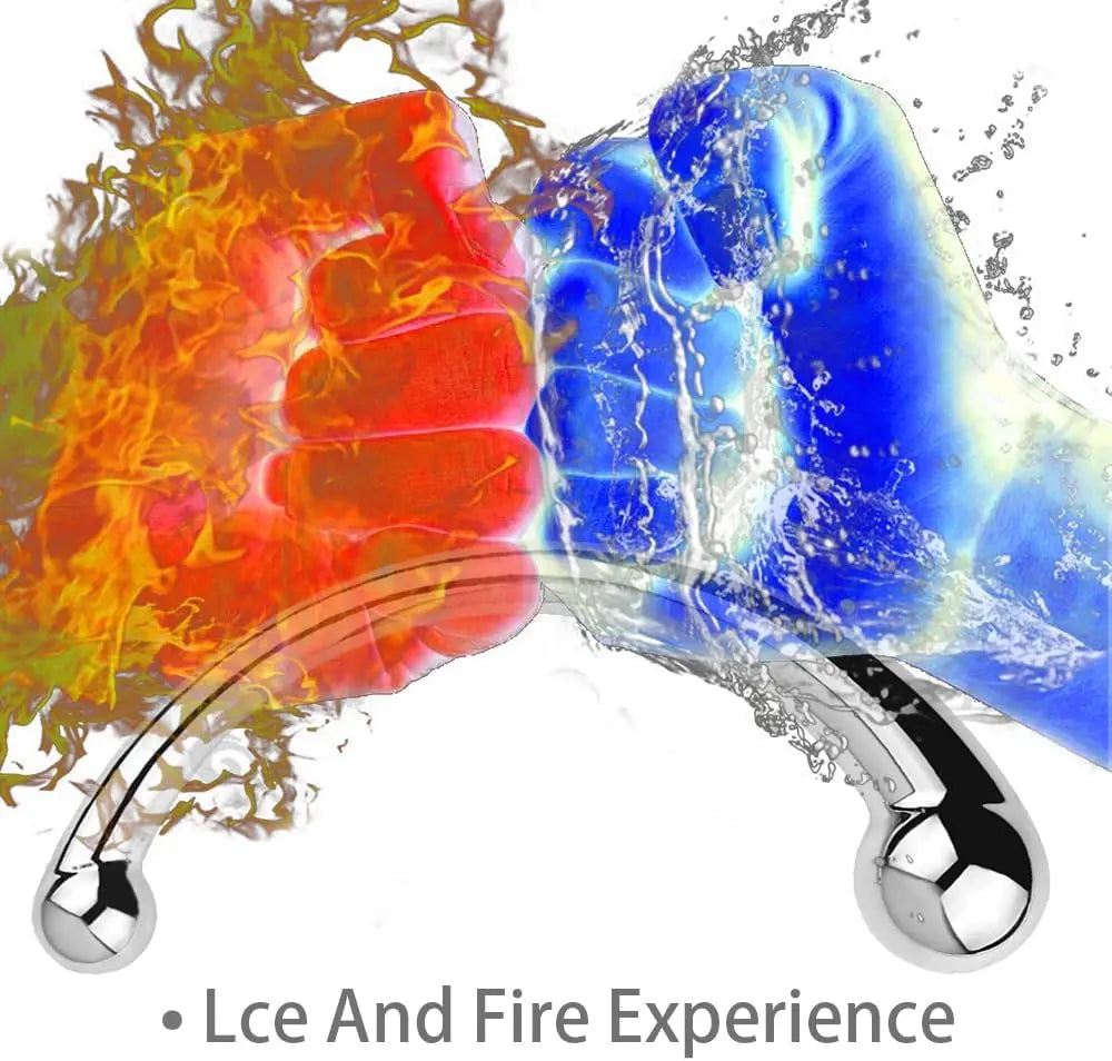 Double Ended Stainless Steel G Spot Wand Massage Stick Pure Metal Penis P-Spot Stimulator Anal Plug S&M anal dilator