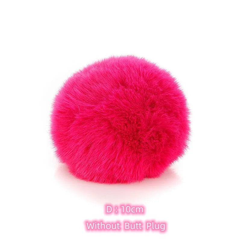 Exotic Anue Plug Toys with Separable Fox Tail Metal Butt Plug for Couple Women Anal Games Rabbit Cosplay Special Accessories