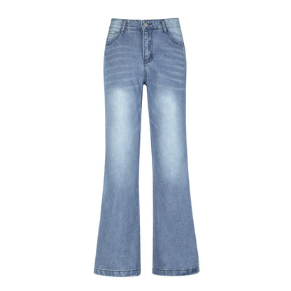 GUJI—-100 High-Waisted Loose Wide-Leg Women's Denim Jeans Casual Low Waistfashion fitted trend highrise jeans wrangler jeans slim-fitting casual