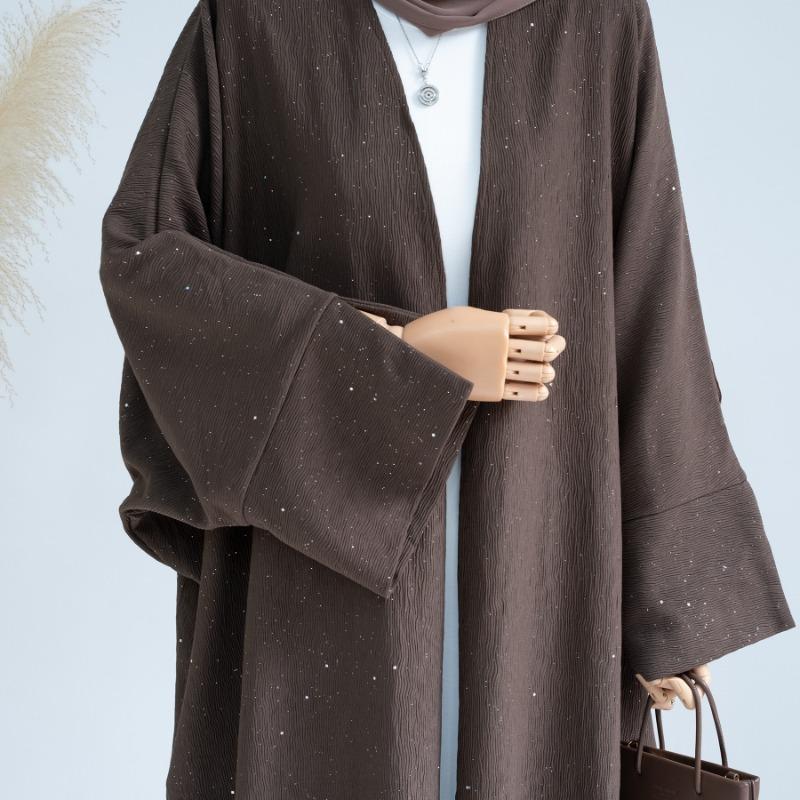 GJ-618 Premium Elegant Thickened Abaya Cardigan