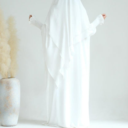 TY-612 Solid Color Batwing Dress