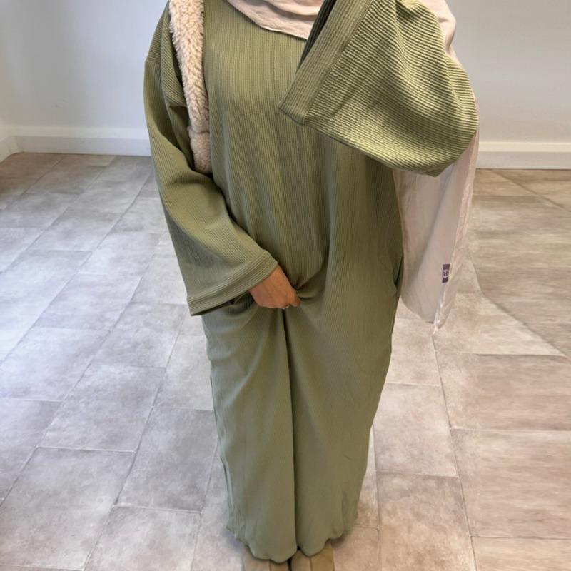 TY-610 Abaya Loose Casual Dress