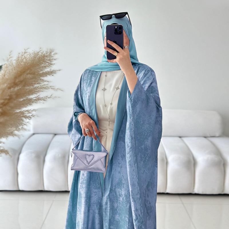 TY-505 Fashionable Colorblock Elegant Maxi Robe Dress