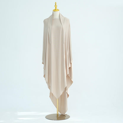 TY-607 Abaya High-Quality Solid Color Headscarf