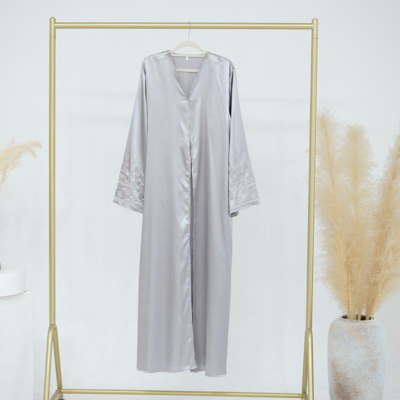 TY-616 Party & Daily Solid Color Handcrafted Beaded Long Dress