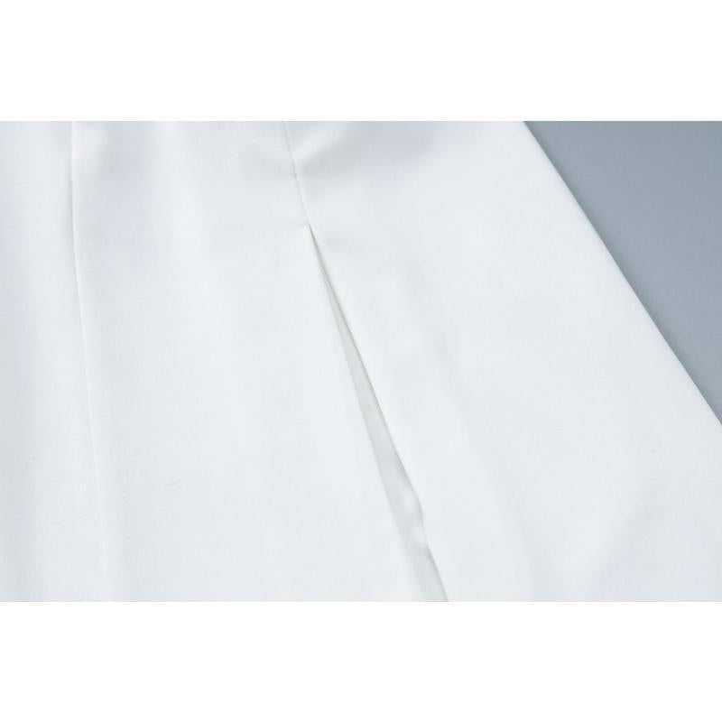 GUJI—211 Summer New Women's Fashion Temperament Sleeveless Slim Waist Pleated Dress Breathable Casual Womenswear