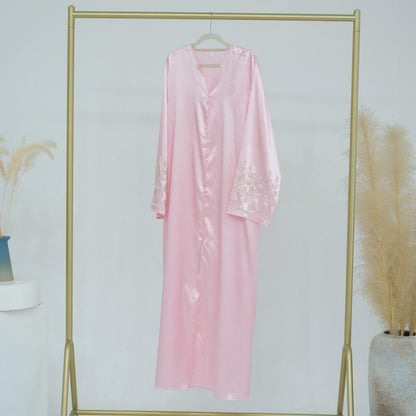 TY-616 Party & Daily Solid Color Handcrafted Beaded Long Dress
