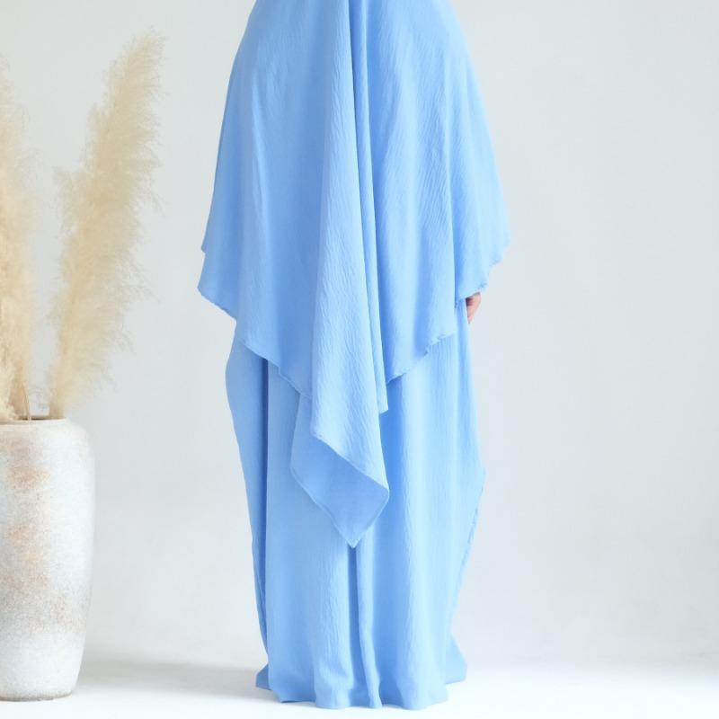 TY-612 Solid Color Batwing Dress