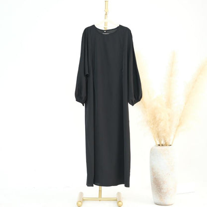 GJ-620 High-Quality Solid Color Nursing Dress Maxi Gown